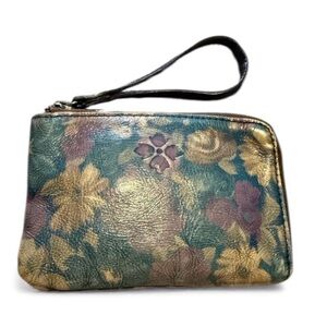 Patricia Nash floral zip around  Wristlet